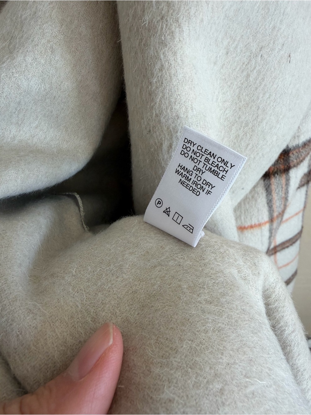 Michael Stars Wool Plaid Wrap Coat in Autumn Colors - Picture 9 of 13